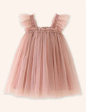 Frill Sleeves Tulle Dress