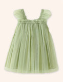 Frill Sleeves Tulle Dress