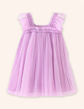 Frill Sleeves Tulle Dress