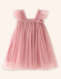 Frill Sleeves Tulle Dress