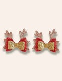 2PCS Christmas Series Sequined Hairclips