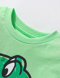 Cartoon Frog Printed Long Sleeve T-Shirt - Mini Taylor
