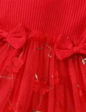 Christmas Flower Tulle Dress