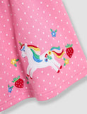 Rainbow Unicorn Applique Dress