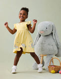 Yellow Bunny Appliqué Summer Dress