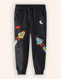 Rocket Embroidered Sweatpants