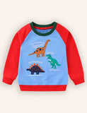 Dinosaur Embroidered Sweatshirt