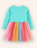 Unicorn Print Tulle Dress
