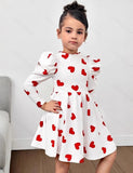 Valentine's Day Love Print Dress