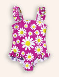 Flower Print One-piece Swimsuit