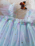 Butterfly Wings Flying Sleeves Tulle Princess Dress