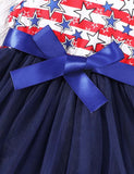 Independence Day Star Bow Tulle Dress