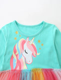 Unicorn Print Tulle Dress