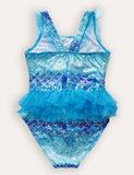 Mermaid One Piece Tulle Swimsuit