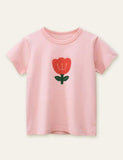 Cute Flowers Printed T-shirt - Mini Taylor
