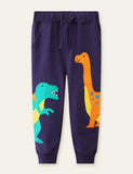 Dinosaur Appliqué Sweatpants - Mini Taylor