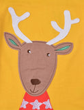 Elk Appliqué Long Sleeve T-shirt - Mini Taylor