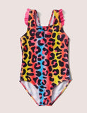Leopard Print Color Swimsuit - Mini Taylor