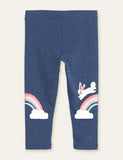 Rabbit Rainbow Printed Leggings