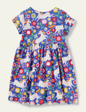 Short-sleeved Fun Jersey Dress - Mini Taylor