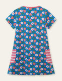 Strawberry Floral Printed Dress - Mini Taylor