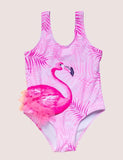 Three-Dimensional Flamingo Swimsuit - Mini Taylor