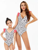 Leopard Print Family Matching Swimsuit