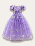 Rapunzel Tulle Embroidered Princess Party Dress - Mini Taylor